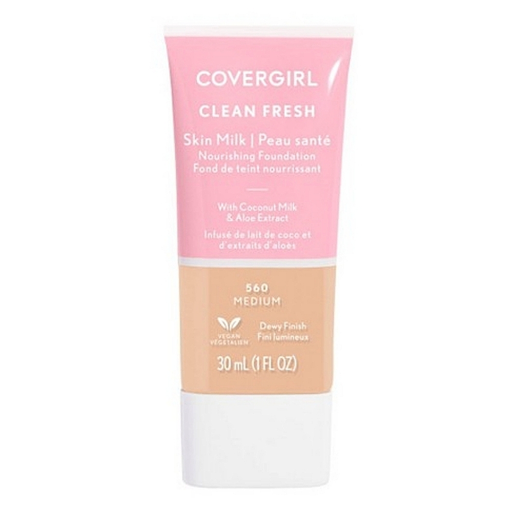Covergirl Clean Fresh Skin Milk Foundation Dewy Finish, 560 Medium - Picture 1 of 2
